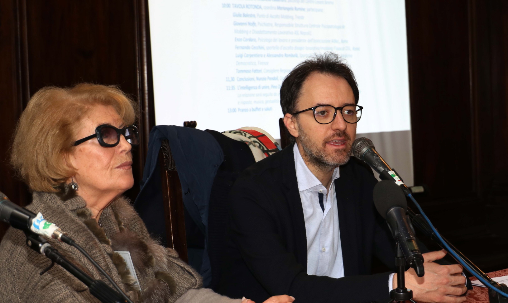 Assessore Gianassi e Alba Giovannetti